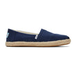 Load image into Gallery viewer, TOMS ALPARGATA - ROPE NVY REC COT SLUB ALPR ESP CVS (WOMENS)