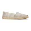 Load image into Gallery viewer, TOMS ALPARGATA ROPE - OXF TAN UNIVERSITY STRIPS ALROPE ESP (WOMENS)