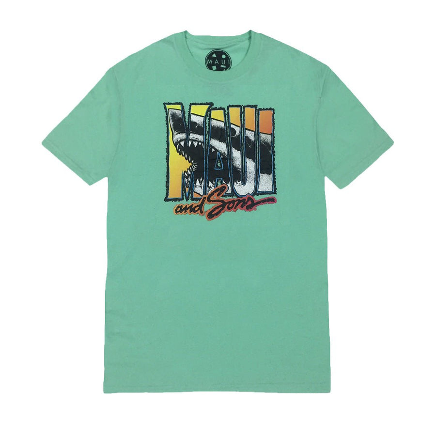 MAUI AND SONS SHARKS AND SONS TEE