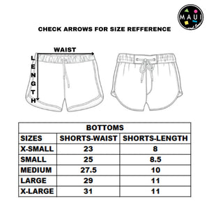 MAUI AND SONS SWIM SHORT LADIES 2 TONE - MULTI COLORWAY COLLECTION