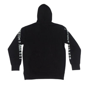 CHINATOWN MARKET PRINT GUN HOODIE-BLACK