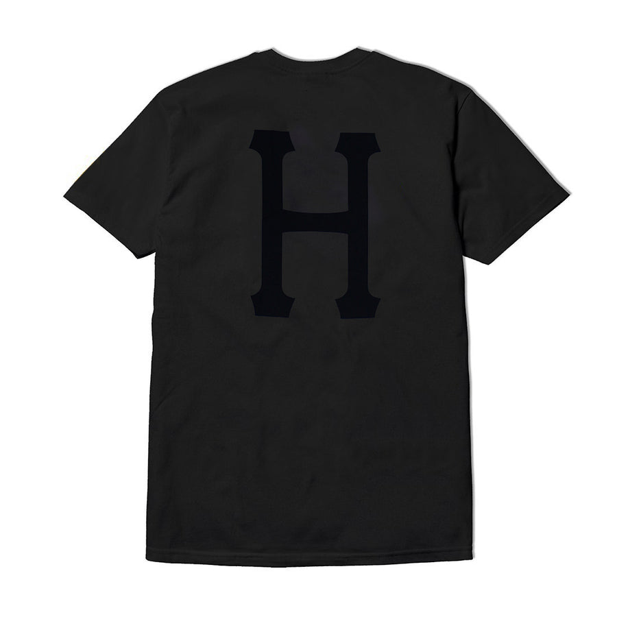 HUF ESSENTIALS CLASSIC H TEE-CHARCOAL