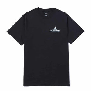HUF PEAK TECH TEE-BLACK