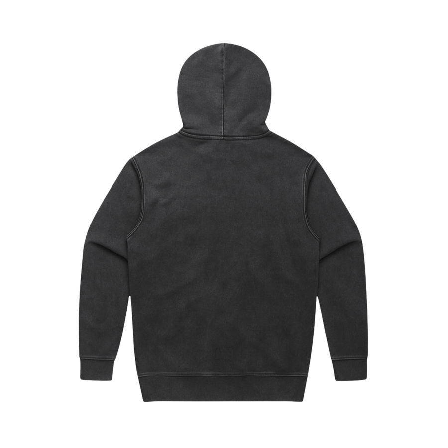 ILLEST WASHED HOODIE - BLK