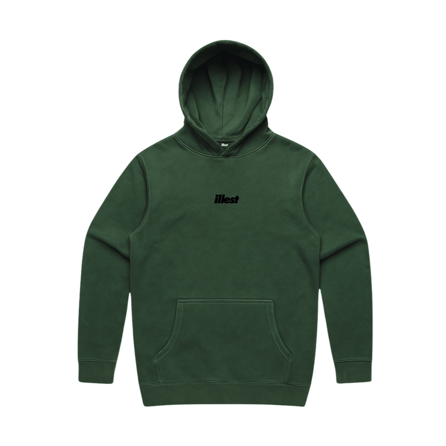 ILLEST WASHED HOODIE - MGN