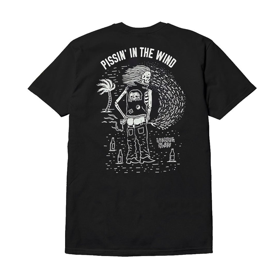 LURKING CLASS PISSIN' TEE - BLACK