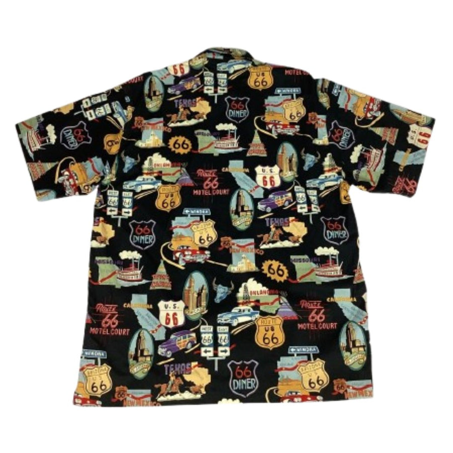 MAUI AND SONS POLO BUTTON DOWN SHORT SLEEVES - BLACK B