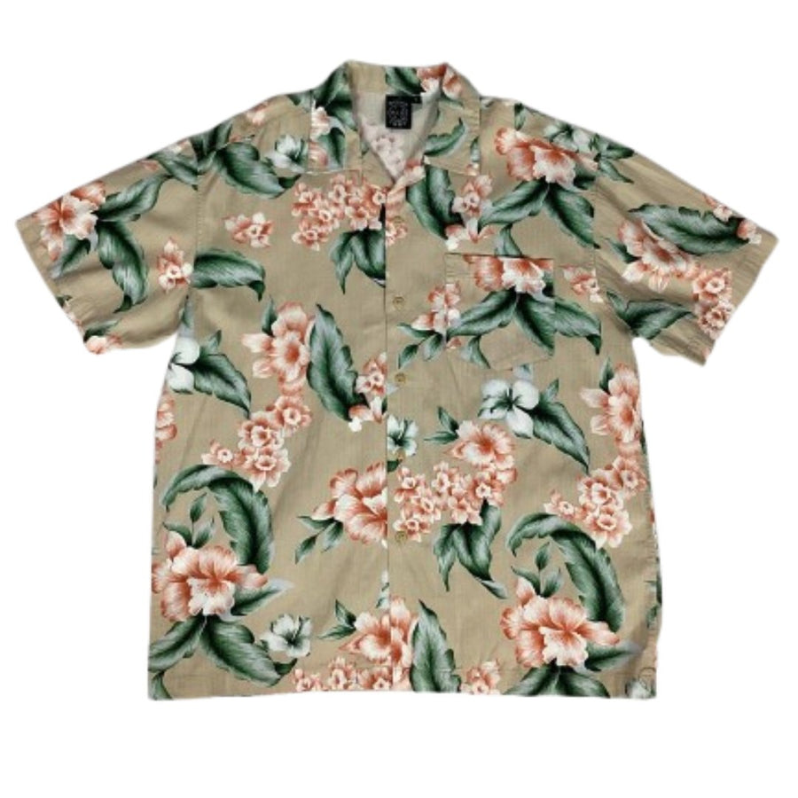 MAUI AND SONS POLO BUTTON DOWN SHORT SLEEVES - FLORAL