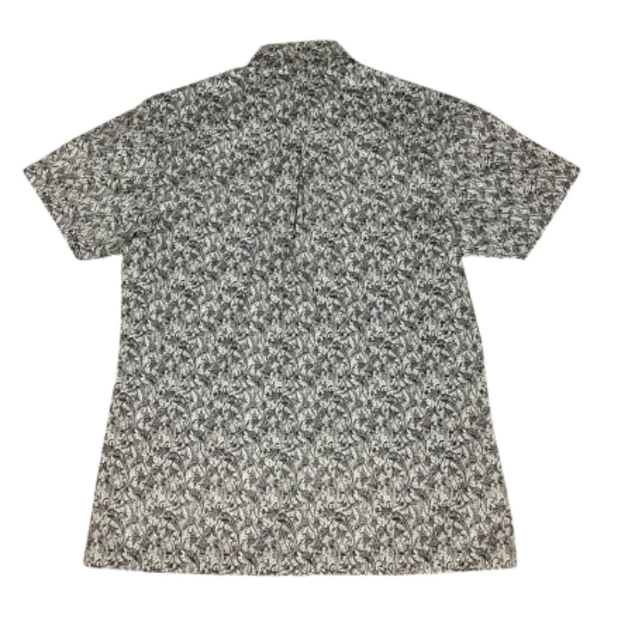 MAUI AND SONS POLO BUTTON DOWN SHORT SLEEVES - BLACK/WHITE