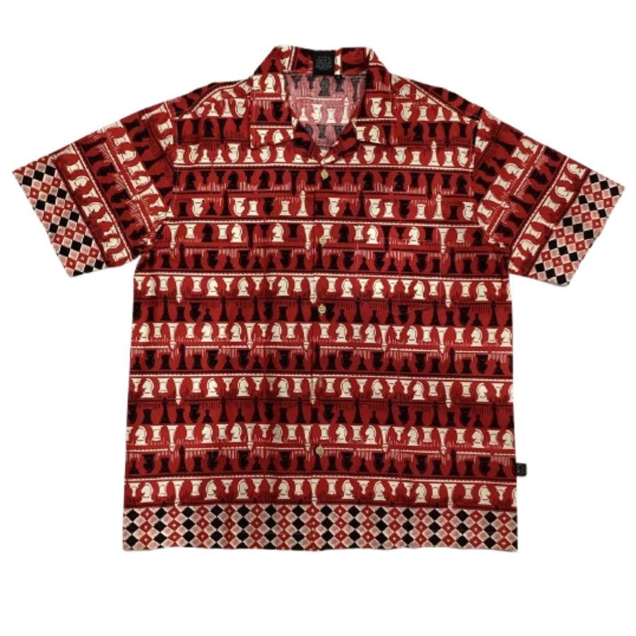 MAUI AND SONS POLO BUTTON DOWN SHORT SLEEVES - RED