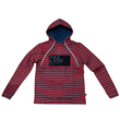 Load image into Gallery viewer, L/S STRIPES HOODIE - RED
