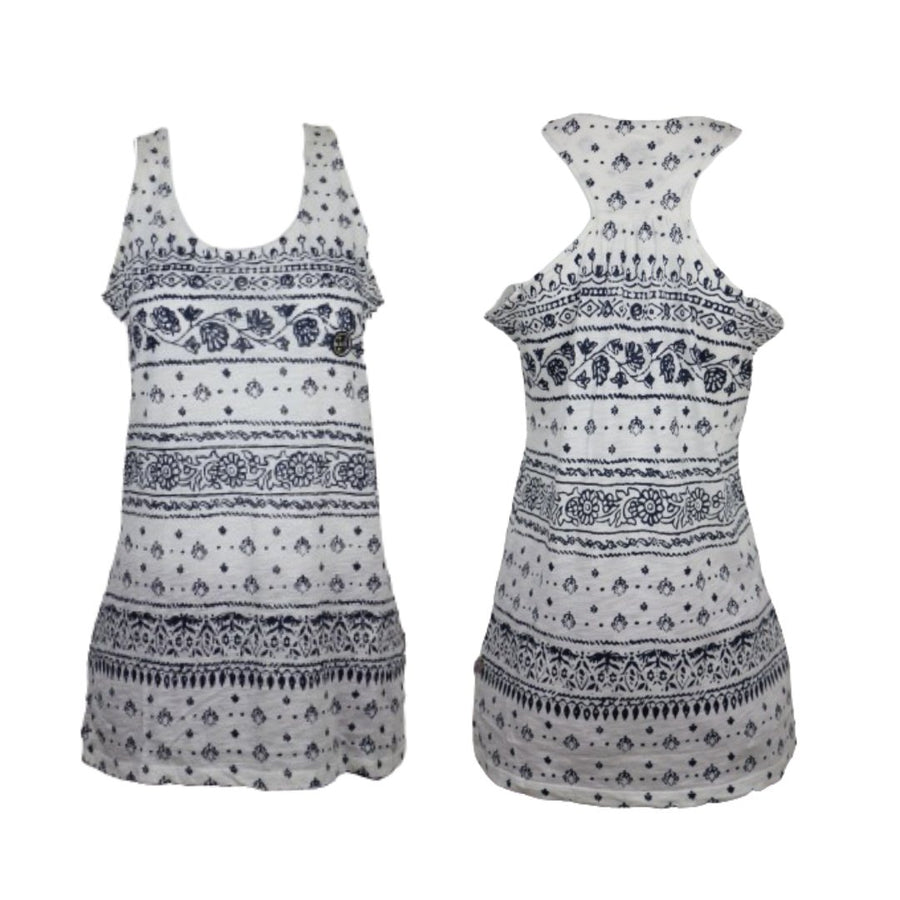 MAUI AND SONS RAZUR BACK TOP LADIES - WHT