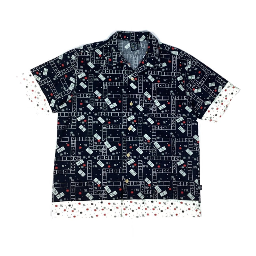 MAUI AND SONS POLO BUTTON DOWN SHORT SLEEVES - BLACK BLKB