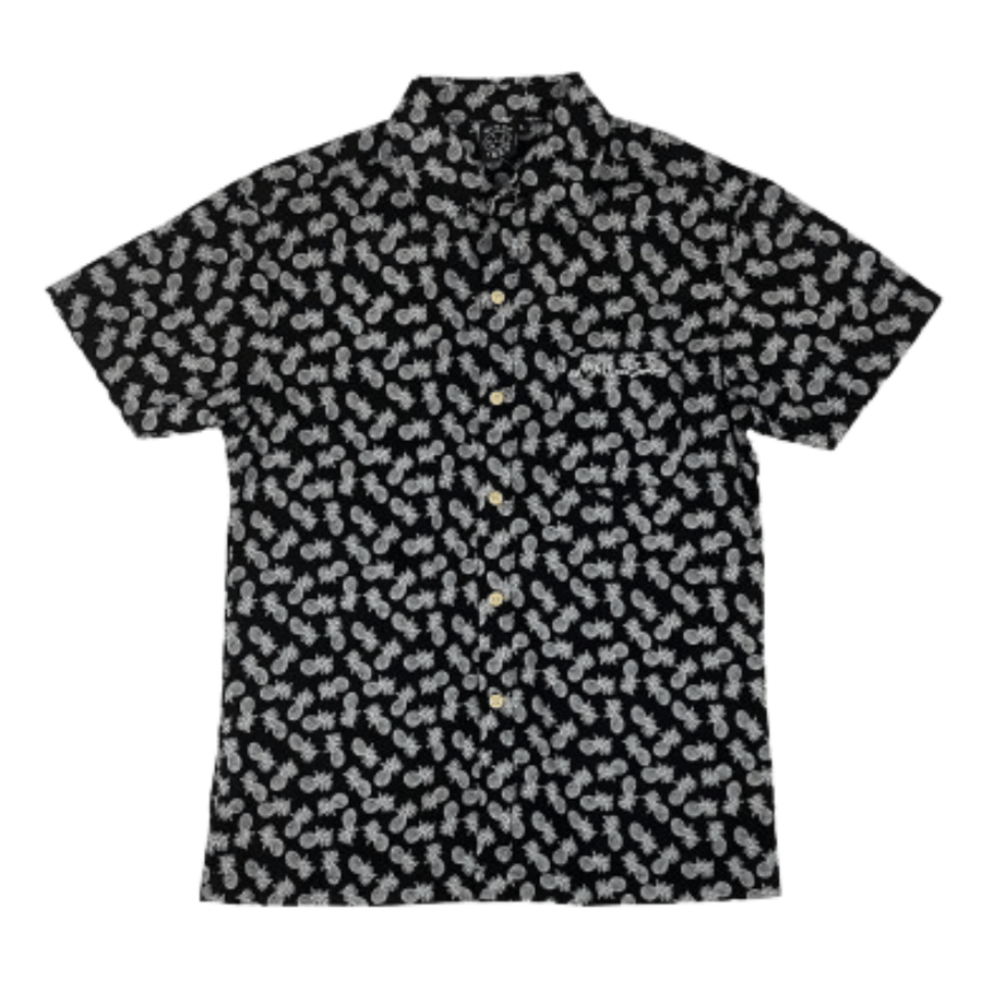 MAUI AND SONS POLO BUTTON DOWN SHORT SLEEVES - BLACK BLK