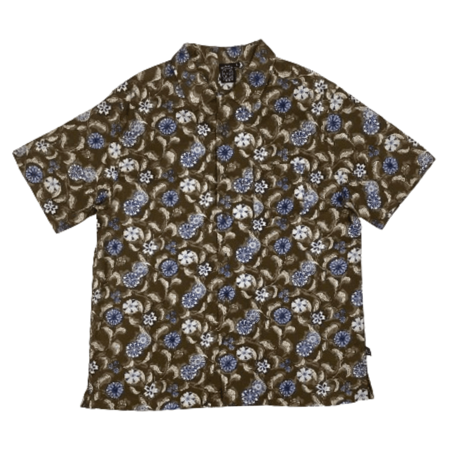 MAUI AND SONS POLO BUTTON DOWN SHORT SLEEVES - BROWN BRN