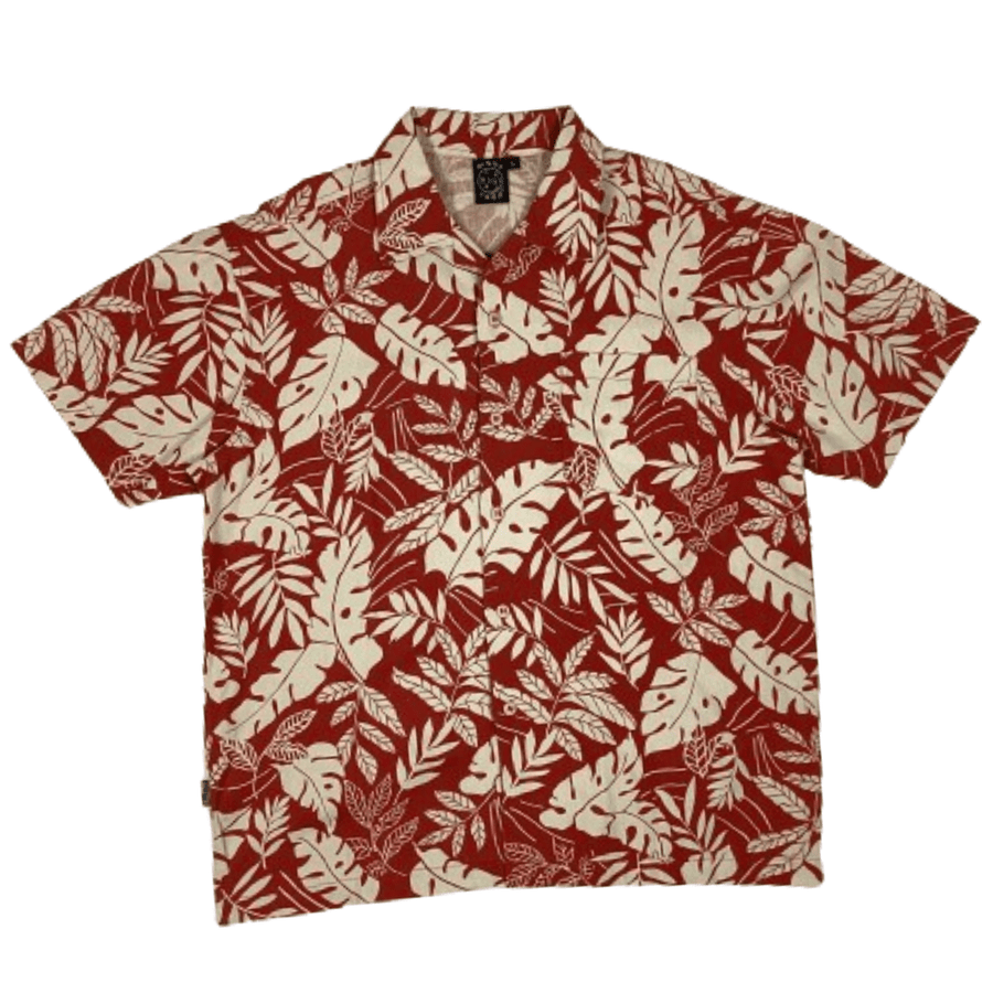 MAUI AND SONS POLO BUTTON DOWN SHORT SLEEVES - RED RED