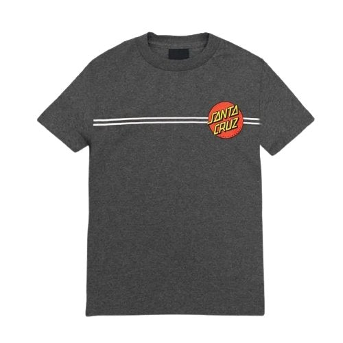 SANTA CRUZ Classic Dot Tee - Charcoal Heather