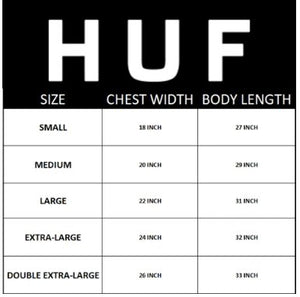 HUF HYDRATE TEE - BLACK