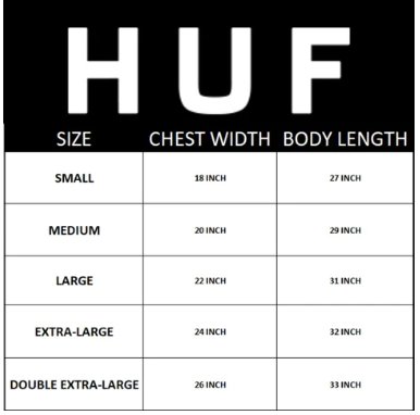 HUF HYDRATE TEE - BLACK