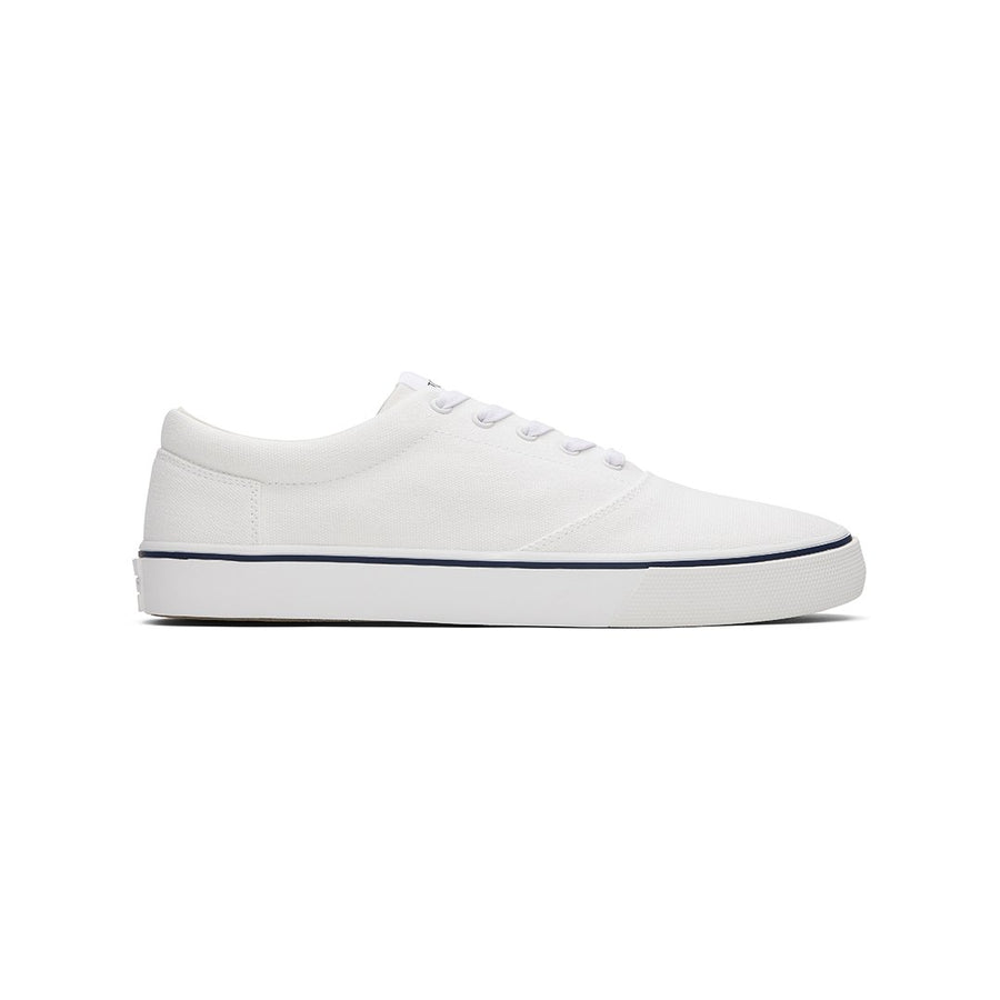 TOMS ALPARGATA FENIX LACE UP - WHITE WASHED CANVAS (WOMENS)