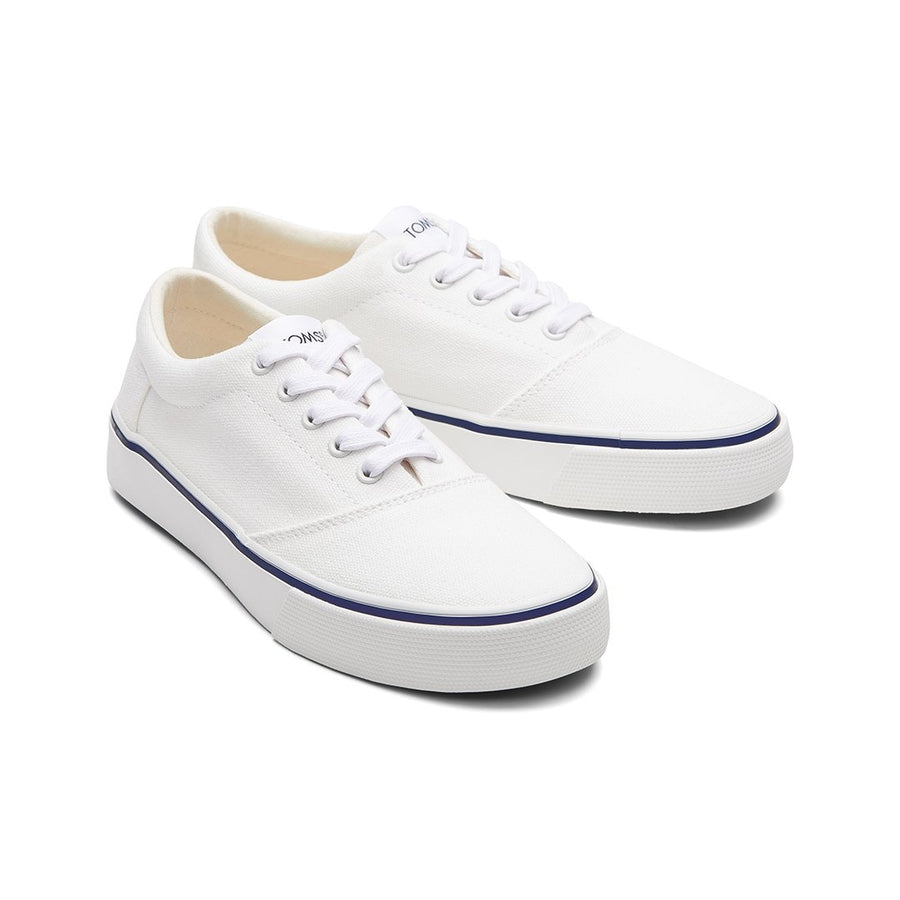 TOMS ALPARGATA FENIX LACE UP - WHT WSH CAN (MENS)