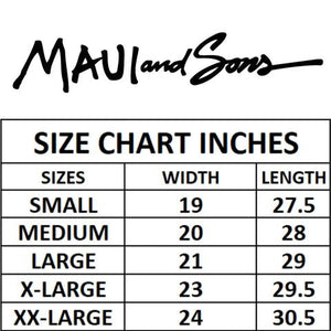 MAUI AND SONS ROUND NECK TEE - LT.GRAY
