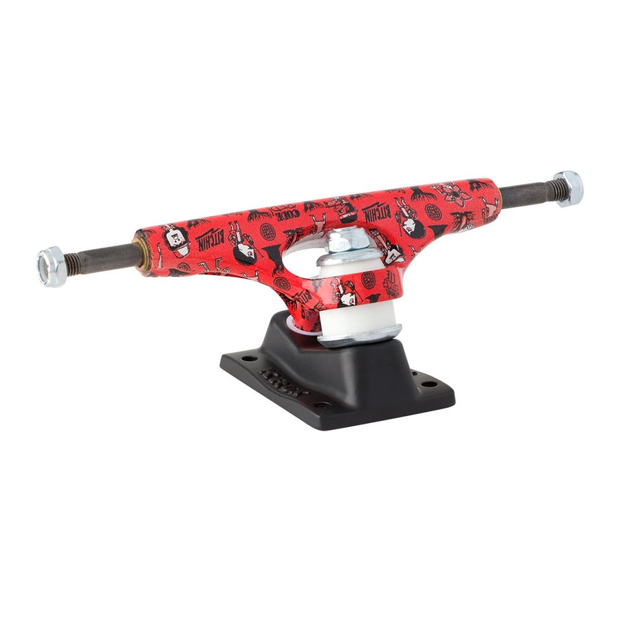 KRUX K5 STRANGER THINGS CODE RED STANDARD TRUCKS - RED (TRUCKSET)