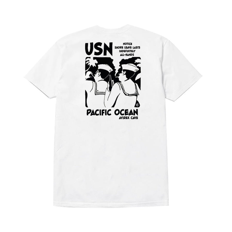 AVIREX FADE WASH SAILORS TEE