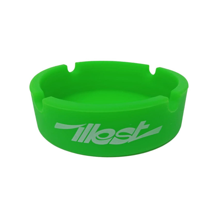 ILLEST SILICONE ASHTRAY-GREEN