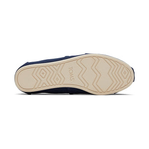 TOMS ALPARGATA - NAVY RECYCLED COTTON CANVAS (WOMENS)