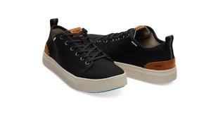 TOMS TRVL Lite Low Sneakers Men's - Black Heritage (4649691152466)