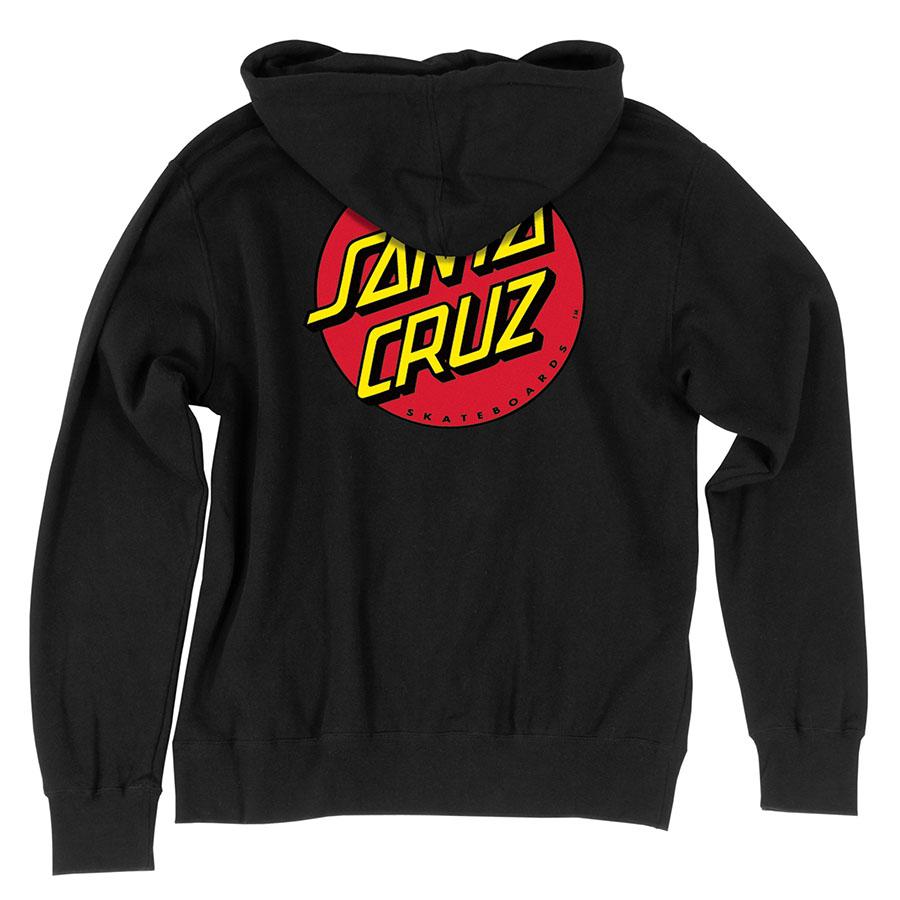 CLASSIC DOT PULLOVER HOODIE - BLACK
