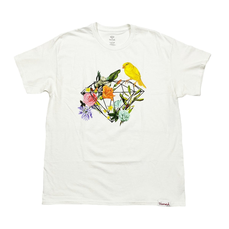 DIAMOND CANARY FLOWERS TEE