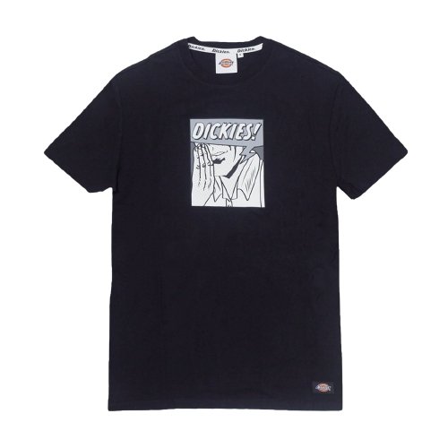 DICKIES JERSEY COMIC TYPE SS REGULAR TEE - BLACK