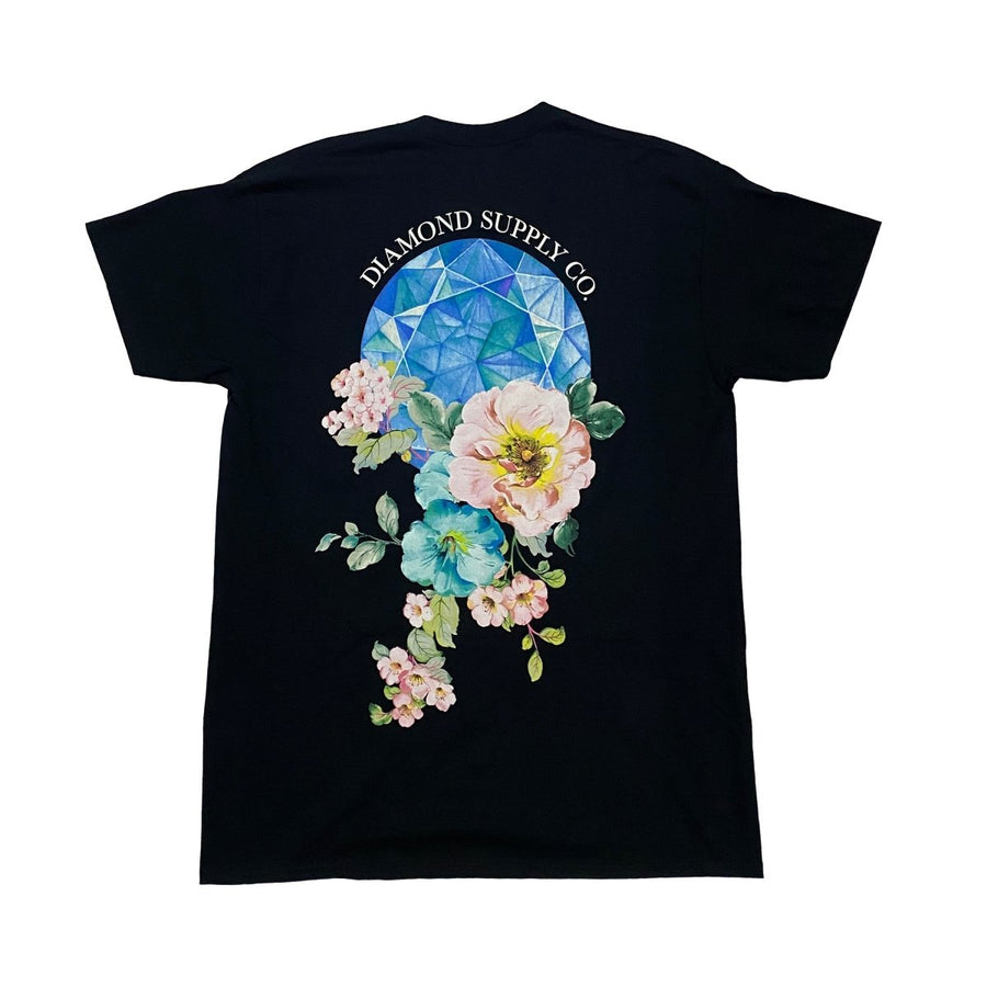 DIAMOND DIAMOND AND FLOWERS TEE