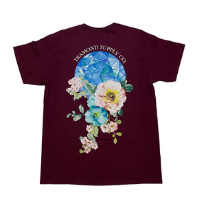 DIAMOND DIAMOND AND FLOWERS TEE