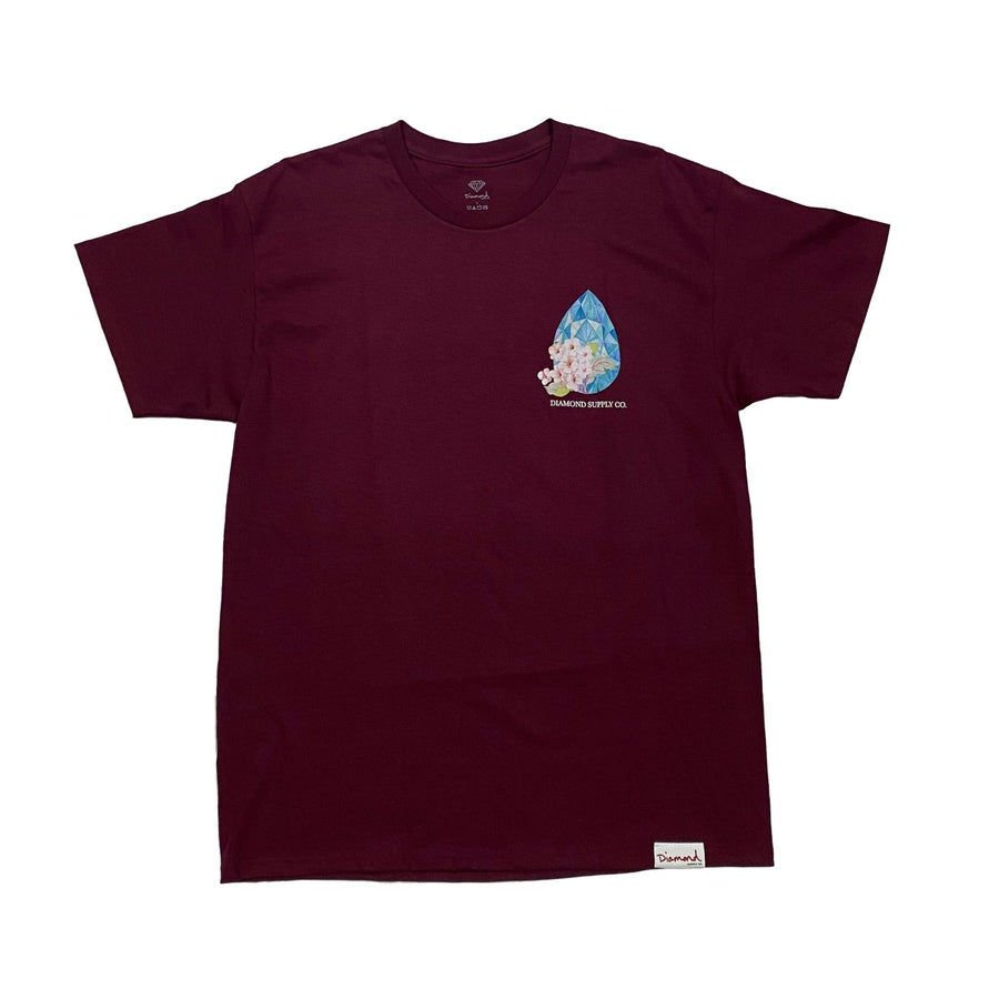 DIAMOND DIAMOND AND FLOWERS TEE