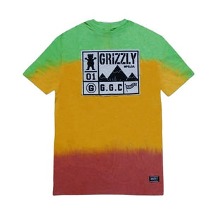GRIZZLY BACK TRAIL TEE - TIE DYE