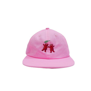 GRIZZLY CHERRY ON TOP DAD HAT - PINK