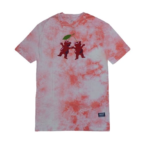 GRIZZLY CHERRY ON TOP TEE - TIE DYE