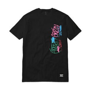 GRIZZLY COLLAGE TEE - BLACK