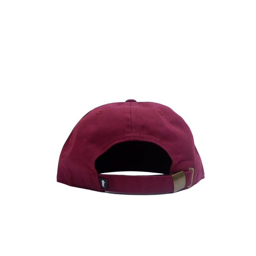 GRIZZLY HAMPTONS BUCKLE HAT - BURGUNDY