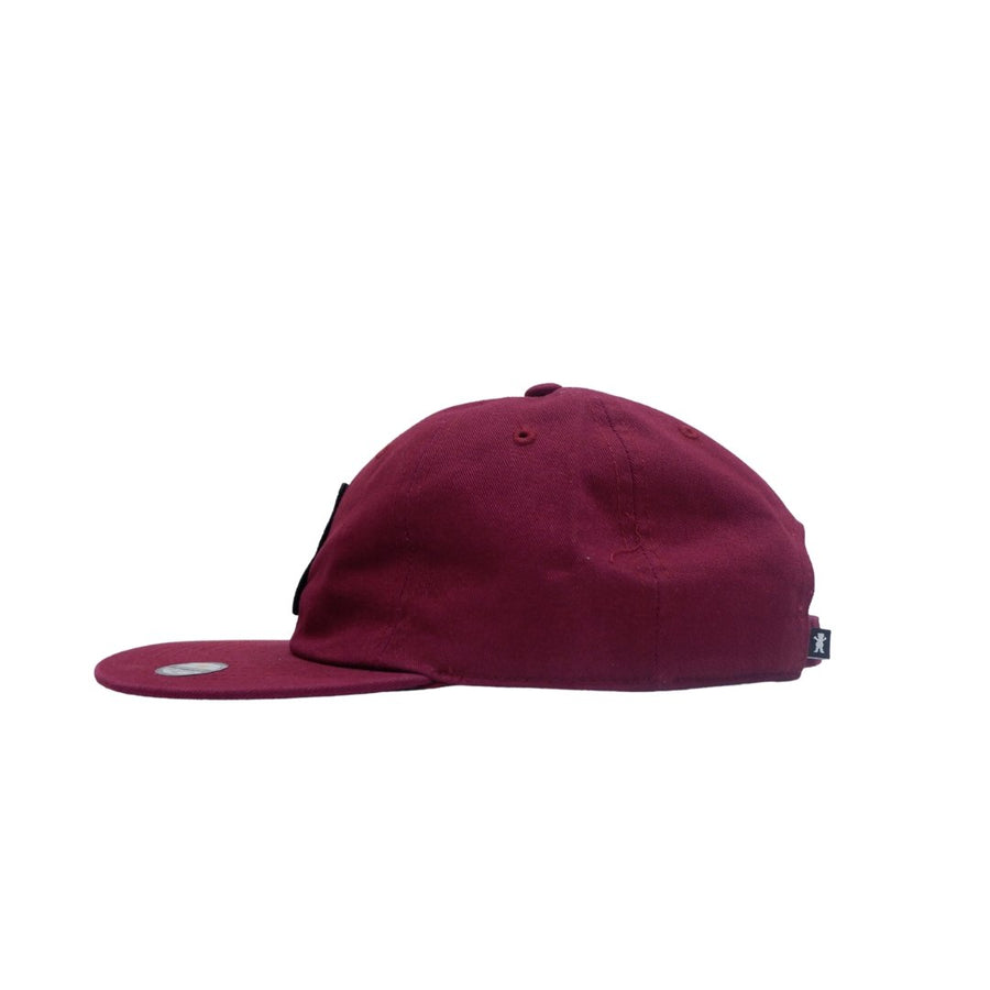 GRIZZLY HAMPTONS BUCKLE HAT - BURGUNDY