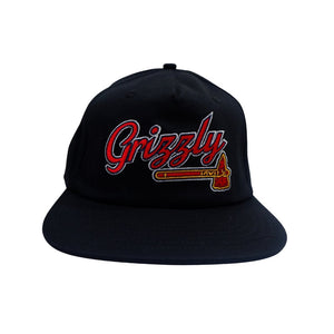 GRIZZLY HOTLANTA UNSTRUCTURED SNAPBACK - BLACK
