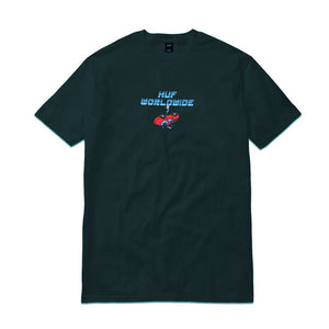 HUF GAME OVER TEE-DARK GREEN