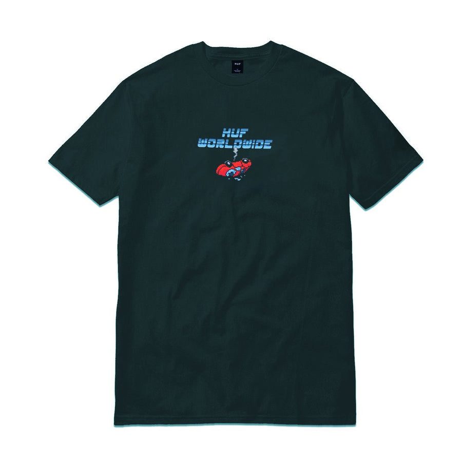HUF GAME OVER TEE-DARK GREEN