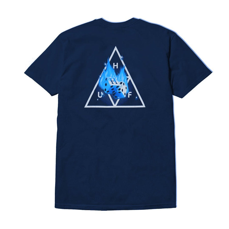 HUF HOT DICE TT TEE-NAVY