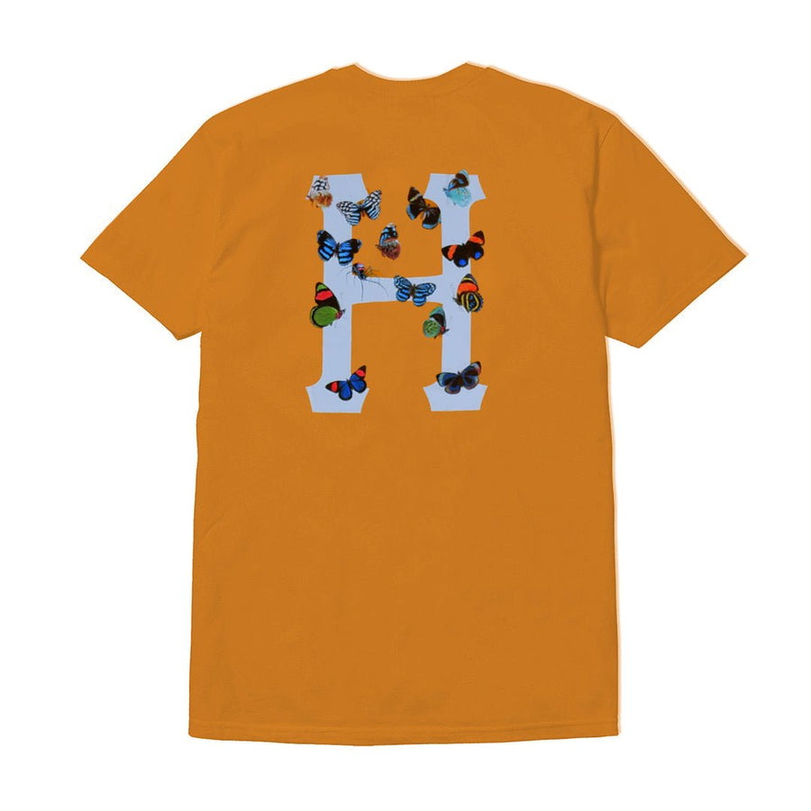 HUF PREY CLASSIC H TEE-GOLD