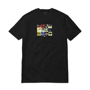 HUF REALIZE TEE - BLACK