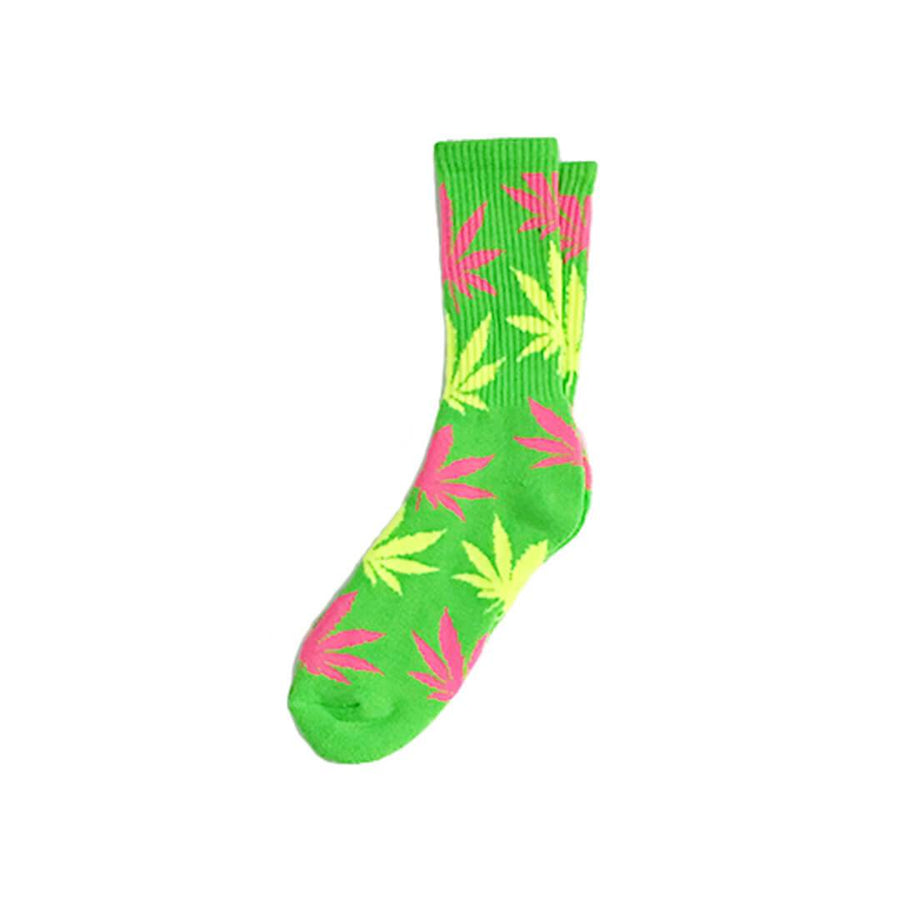 Neon Plantlife Socks - Green (4677317230674)